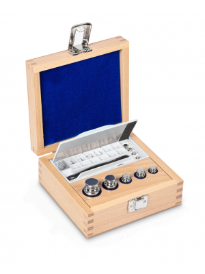 Svarelių rinkinys KERN, E1 klasė, medinėje dėžėje