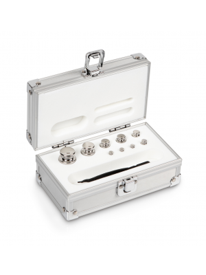 Svarelių rinkinys KERN, E1 klasė, aliuminėje dėžėje