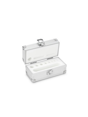 Aliuminė standartinių svarelių dėžė KERN, E1 - M2 klasės svareliams