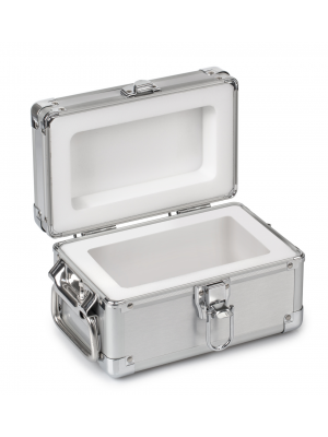 Aliuminė svarelio dėžutė KERN, F1 - M3 klasės svareliams