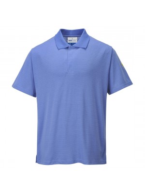 AS21 - Antistatiniai ESD Polo Marškinėliai, Spalva: Hamiltono mėlyna, Dydis: M