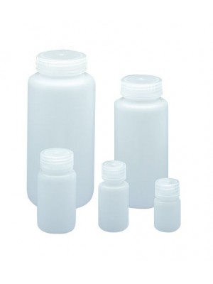 Šviesaus plastiko butelis, plačiu kakleliu, HDPE