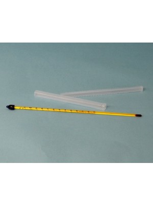 Stiklinis termometras (itin atsparus)