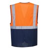 Hi-Vis dviejų spalvų MeshAir liemenė vadovams PORTWEST C377