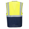 Hi-Vis dviejų spalvų MeshAir liemenė vadovams PORTWEST C377