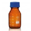 Reagentų butelis, gintaro spalvos stiklo (GL 45)