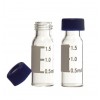 Ypač švarūs chromatografiniai buteliukai su kamšteliais, 2 ml