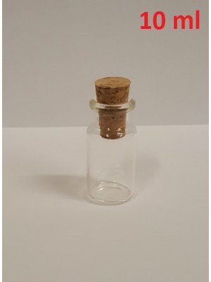 Buteliukas, skaidraus stiklo, LBG - 3 (su kamšteliu)