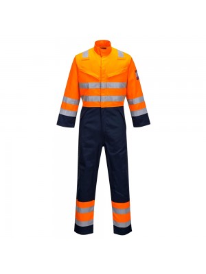 Modaflame oranžinės/tamsiai mėlynos spalvos kombinezonas PORTWEST MV29