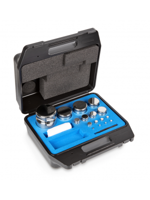 Kompaktiškų svarelių rinkinys KERN, E2 klasė, plastikinėje dėžėje