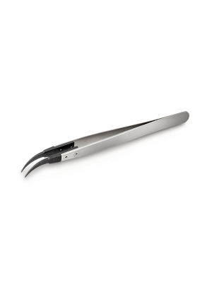 Nerūdijančio plieno pincetas svareliams, plastikiniai galiukai, KERN