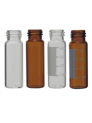 Užsukami chromatografiniai buteliukai, 15x45 mm, 4 ml
