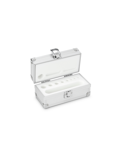 Aliuminė standartinių svarelių dėžė KERN, E1 - M2 klasės svareliams