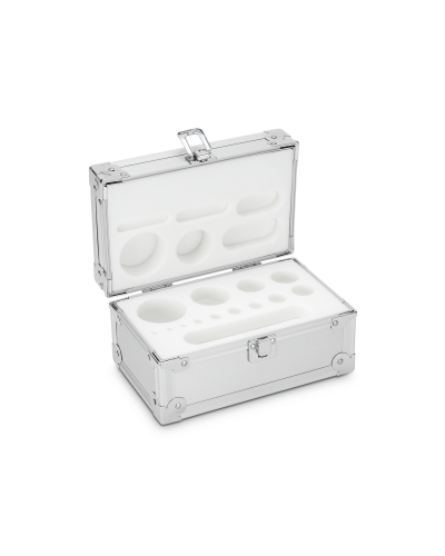 Aliuminė standartinių svarelių dėžė KERN, E1 - M2 klasės svareliams