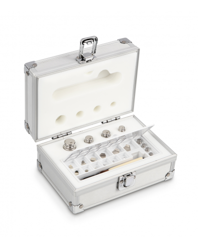 ECO formos svarelių rinkinys KERN, F1 klasė, aliuminėje dėžėje