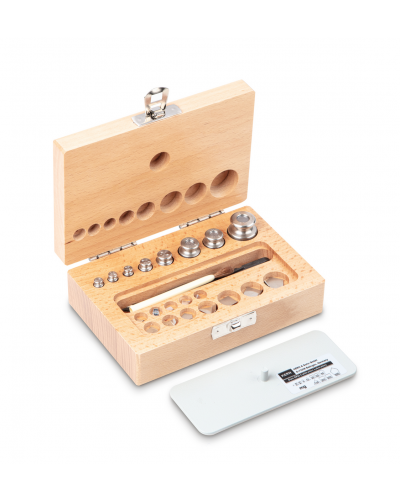 Svarelių rinkinys KERN, M1 klasė, medinėje dėžėje