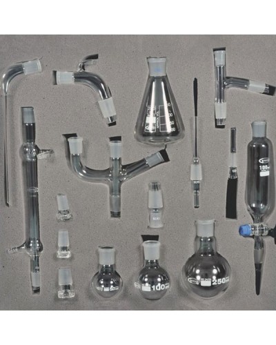 Organinės chemijos rinkinys su 16 komponentų