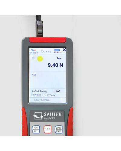 Skaitmeninis jėgos matuoklis su išoriniu apkrovos jutikliu SAUTER FS Premium