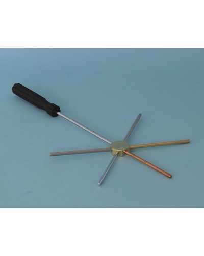 Šiluminio laidumo matavimo prietaisas žvaigždės formos