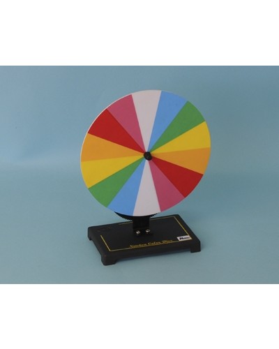 Niutono spalvotas diskas su varikliu