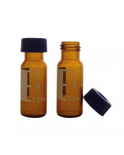 Ypač švarūs chromatografiniai buteliukai su kamšteliais, 2 ml