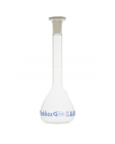 Matavimo kolba su plastikiniu kamšteliu, A klasė (Glassco) - 5 ml