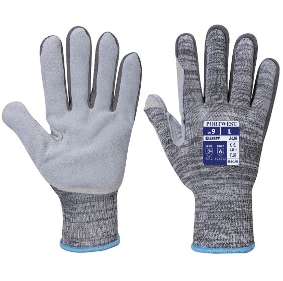Razor - Lite pirštinės PORTWEST A630. Spalva: pilka, Dydis: XL 