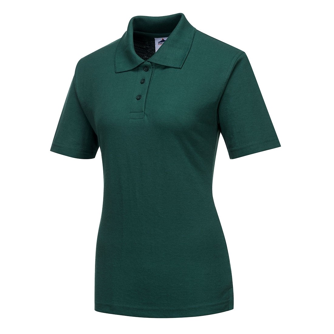 Moteriški polo marškinėliai Naples PORTWEST B209. Spalva: tamsiai žalia, Dydis: XXL 