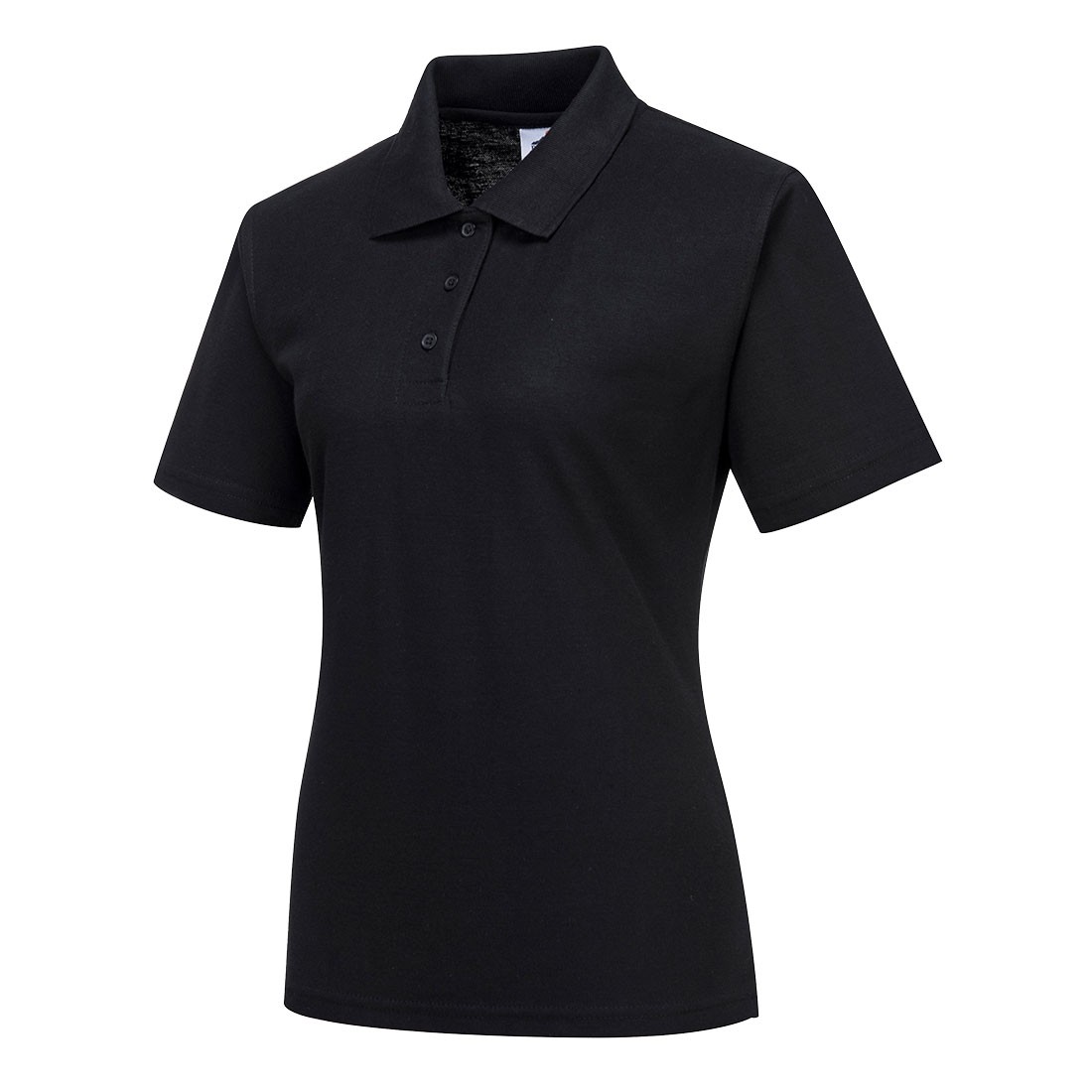 Moteriški polo marškinėliai Naples PORTWEST B209. Spalva: juoda, Dydis: XXL 