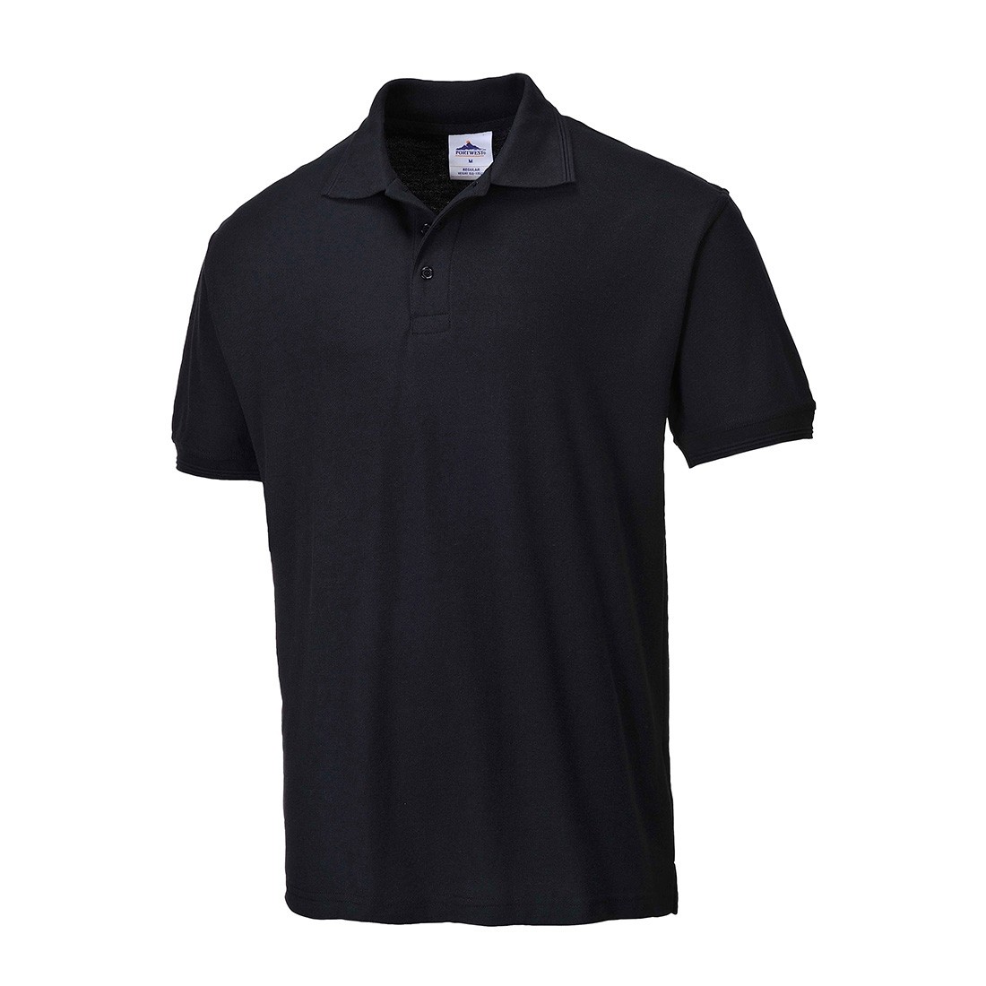 Naples Polo marškinėliai PORTWEST B210. Spalva: juoda, Dydis: 5XL 