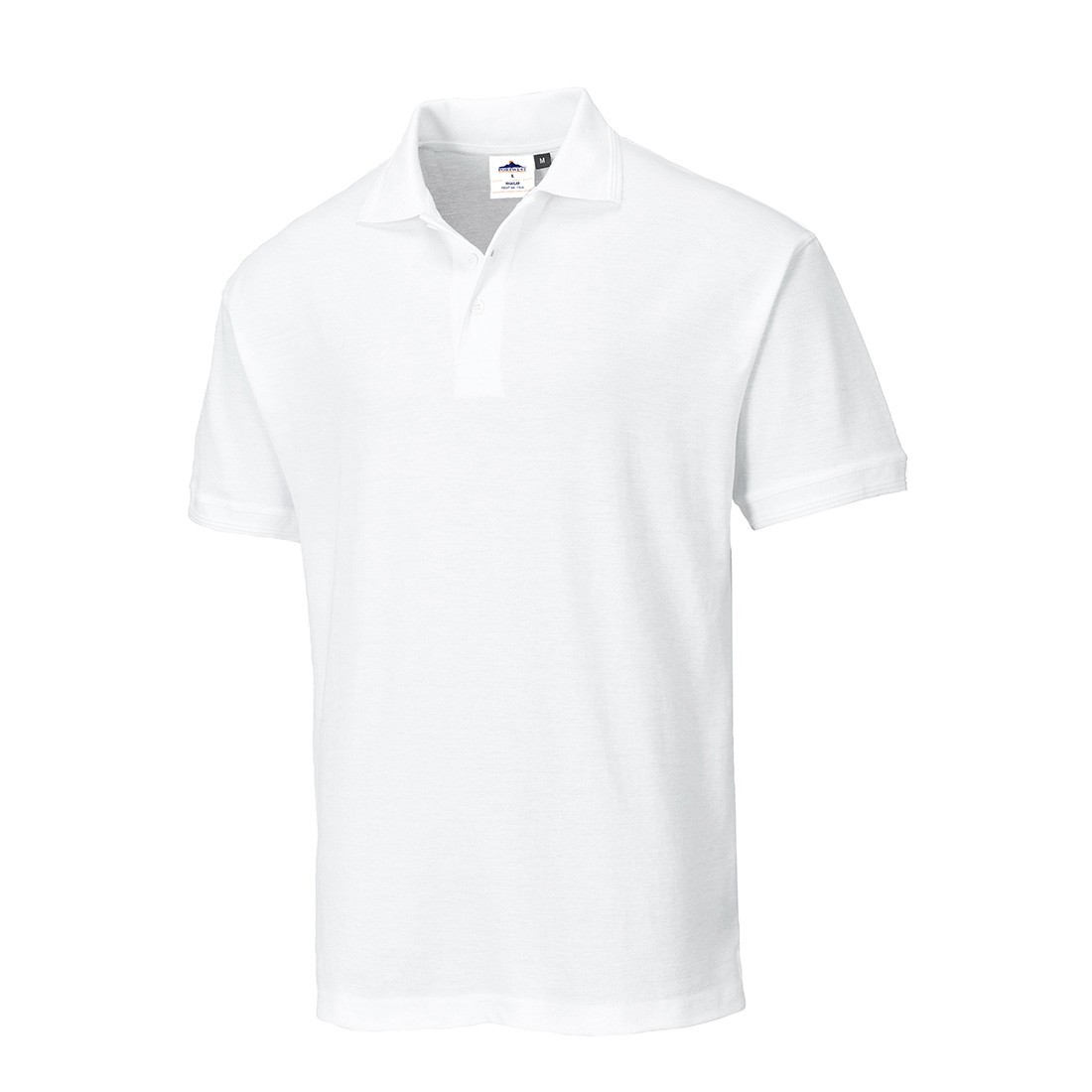 Naples Polo marškinėliai PORTWEST B210. Spalva: balta, Dydis: XXXL 