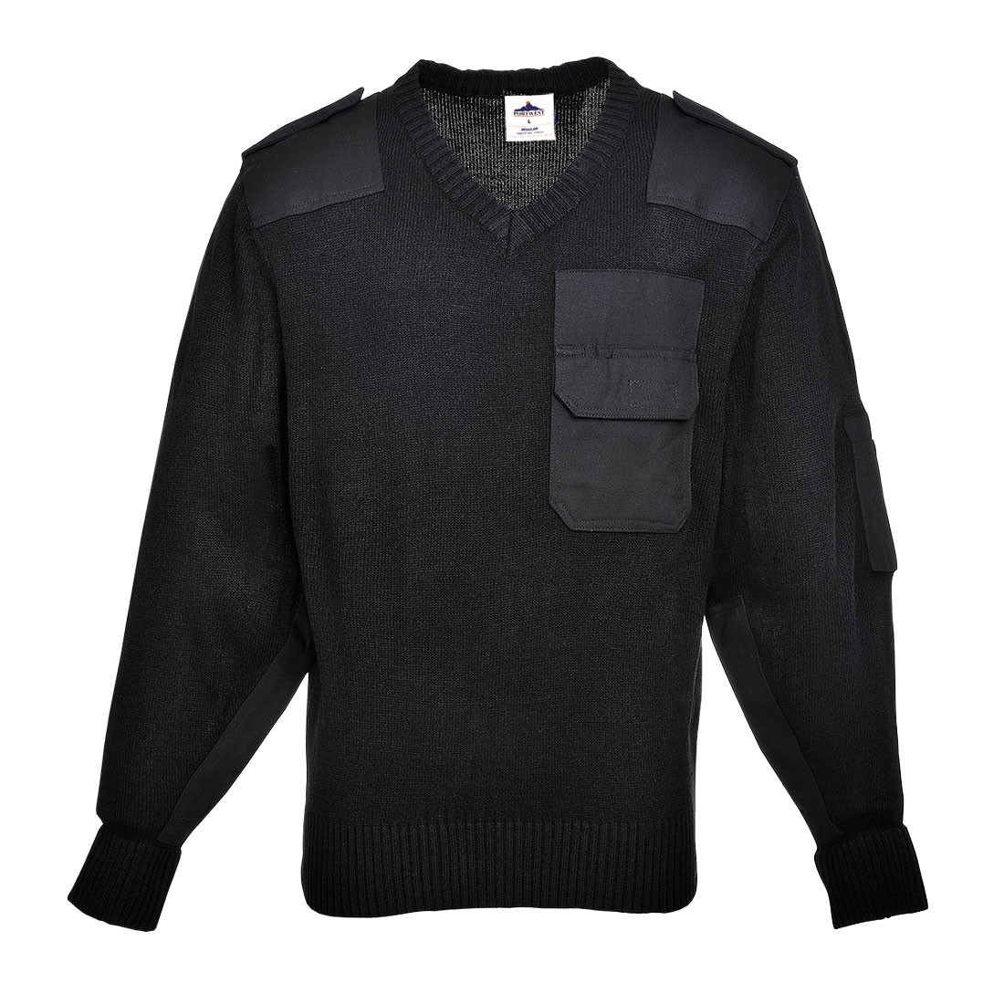 Nato megztinis PORTWEST B310. Spalva: juoda, Dydis: XXXL 