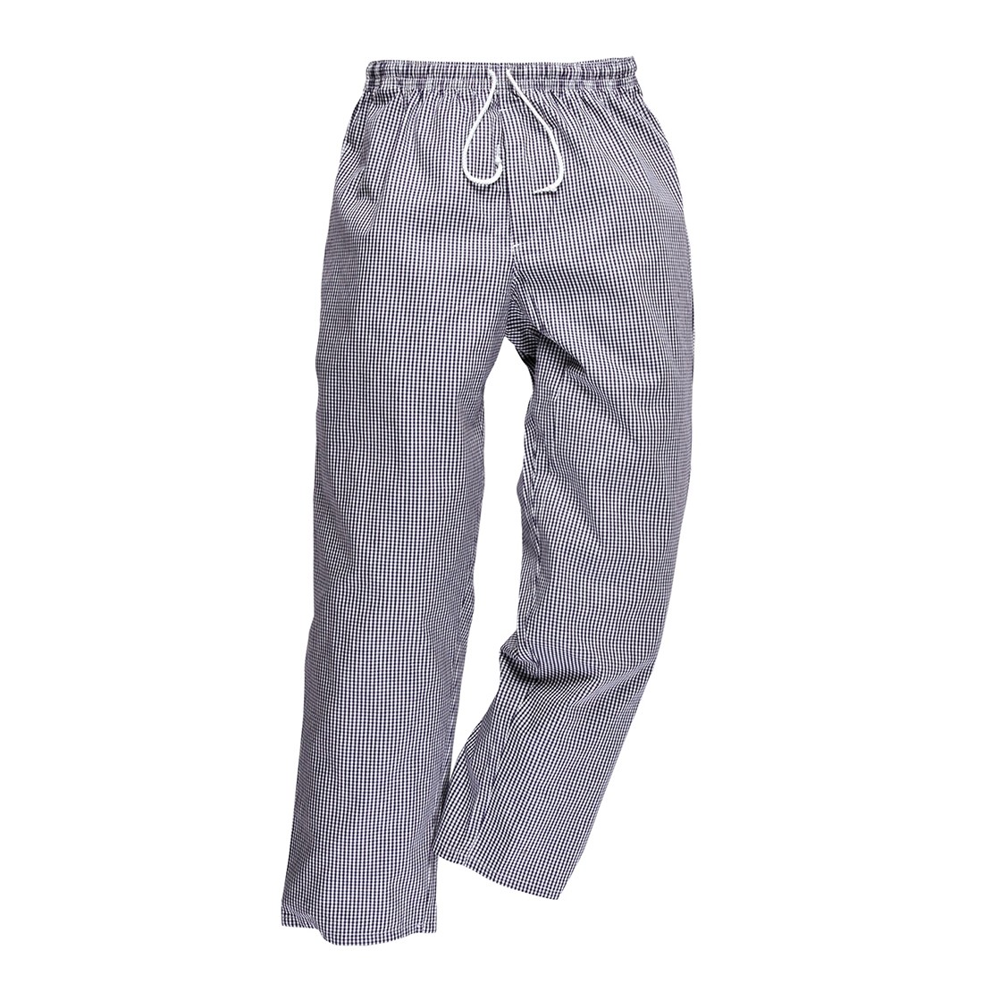 Bromley virėjo kelnės PORTWEST C079, Spalva: Languota balta/Mėlyna, Dydis: XXXL 