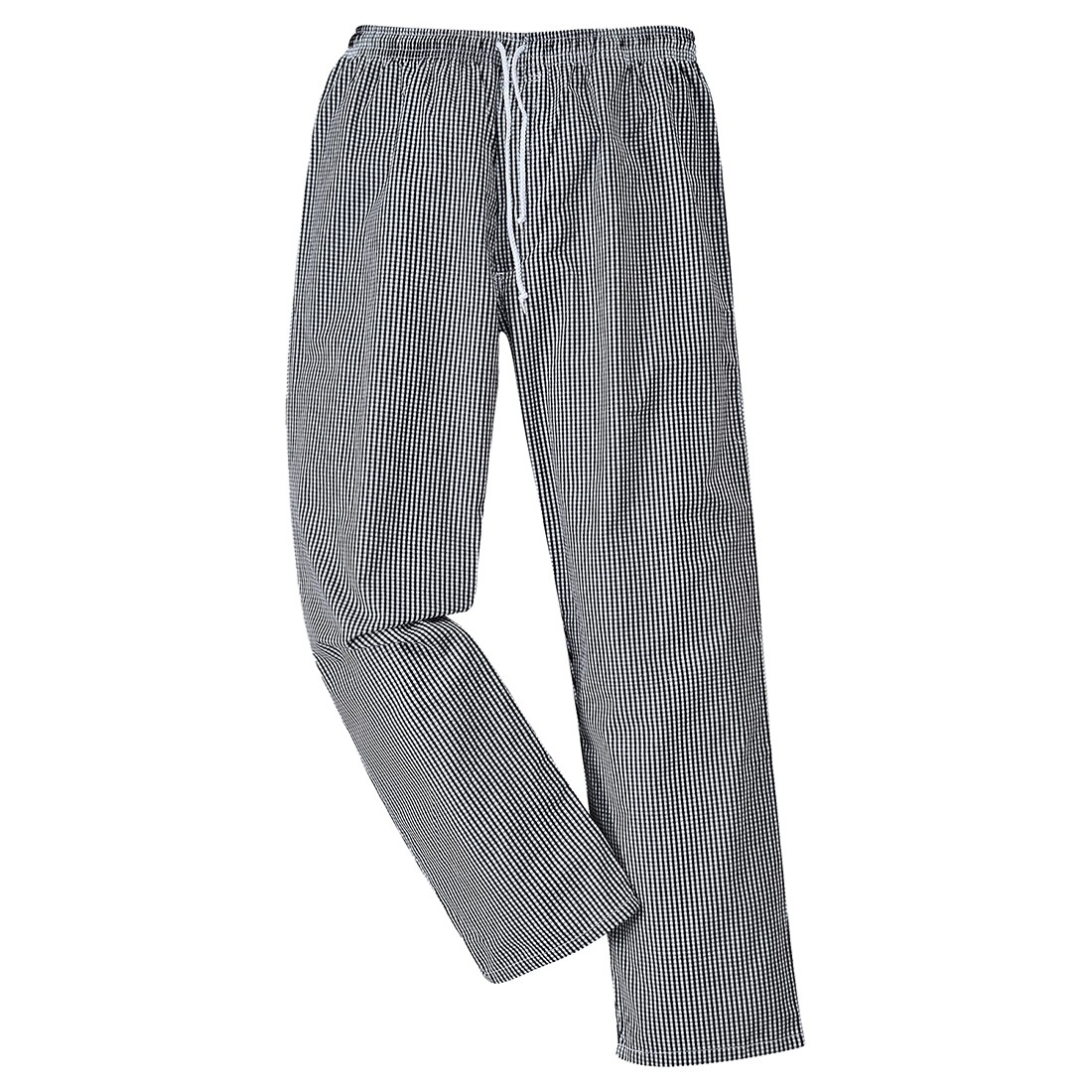Bromley virėjo kelnės PORTWEST C079, Spalva: Languota balta/Juoda, Dydis: 4XL 