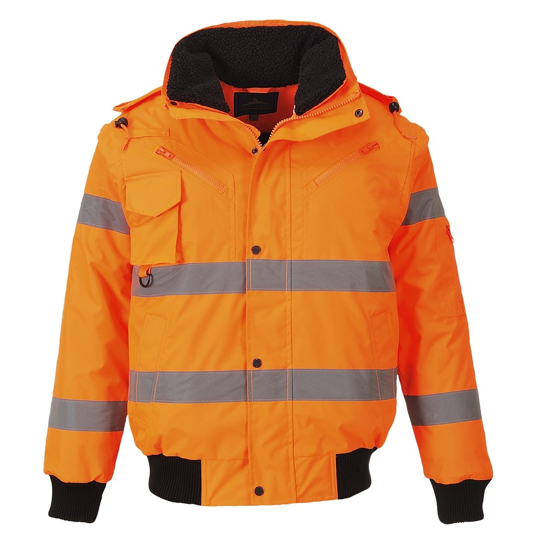Gero matomumo 3 viename Bomber striukė PORTWEST C467, Spalva:Oranžinė, Dydis:XXXL 