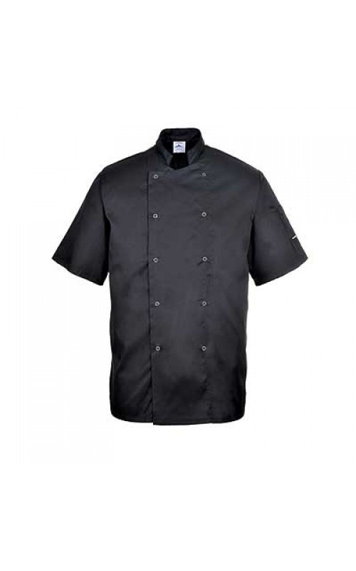 Cumbria virėjo švarkas PORTWEST C733, Spalva: Juoda, Dydis: XXXL 
