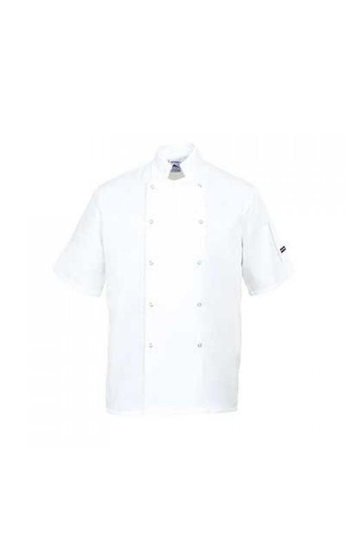 Cumbria virėjo švarkas PORTWEST C733, Spalva: Balta, Dydis: XXXL 