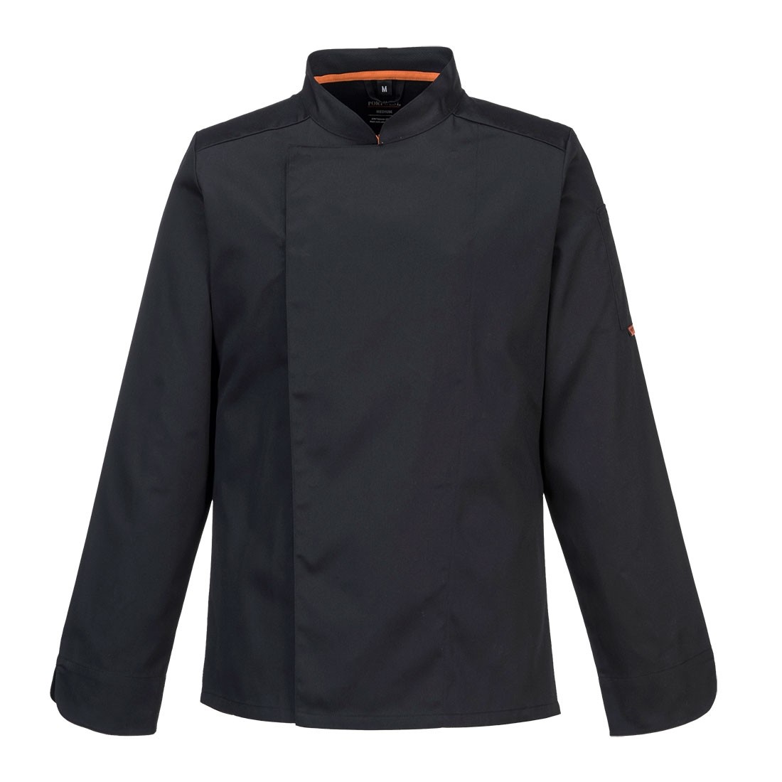 MeshAir Pro švarkas virtuvės profesionalams L/S PORTWEST C838. Spalva: juoda, Dydis: XXXL 