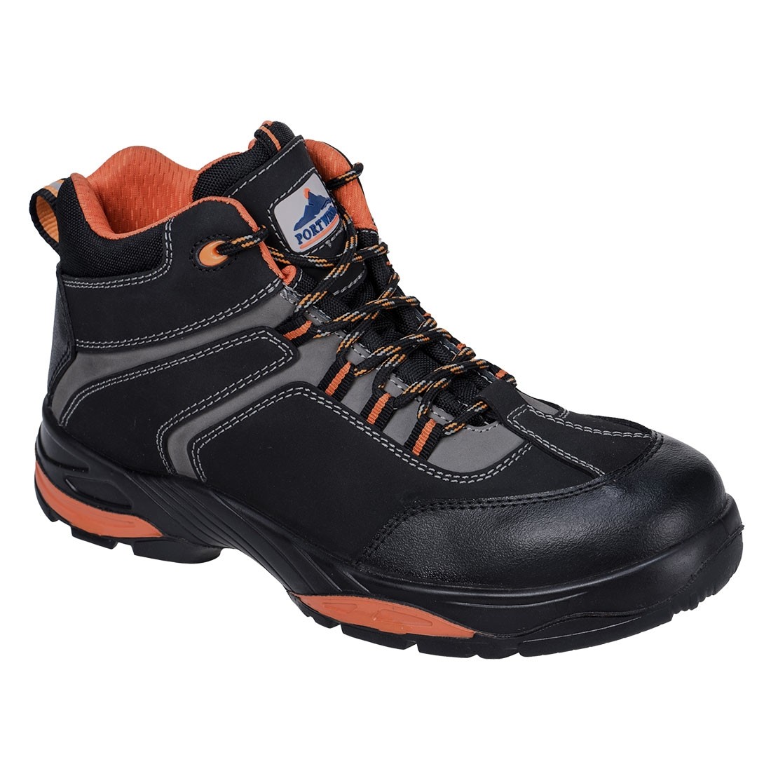 Compositelite Operis batai S3 HRO PORTWEST FC60. Spalva: juoda/oranžinė, Dydis: 45 
