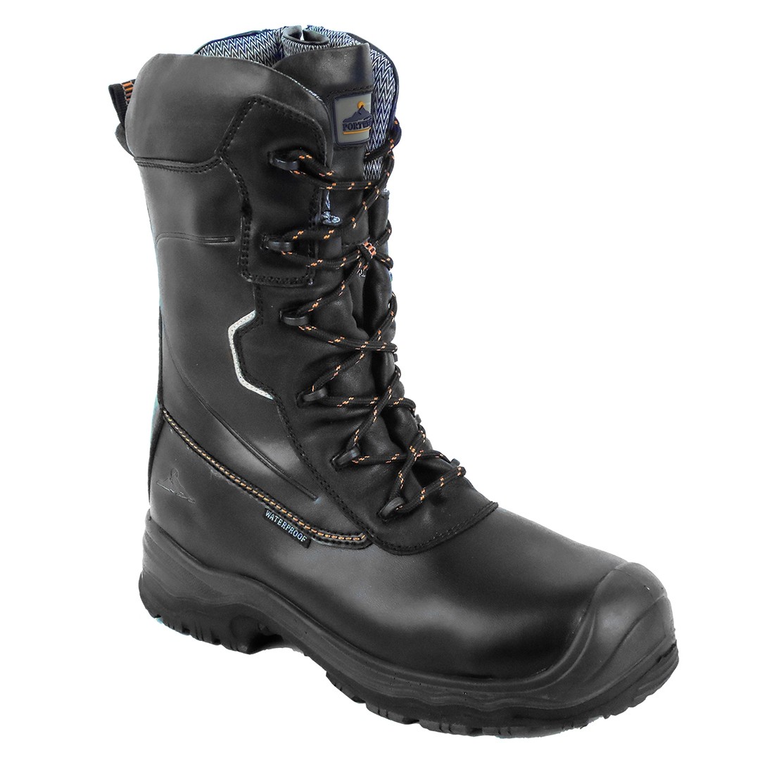 Compositelite Traction 25 cm apsauginiai batai S3 HRO CI PORTWEST FD01. Spalva: juoda, Dydis: 48 