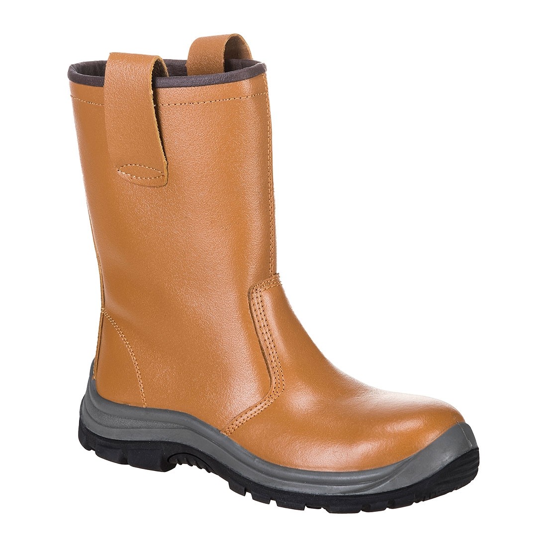 Steelite Rigger batai S1P HRO (be pamušalo) PORTWEST FW06. Spalva: šviesiai ruda, Dydis: 48 