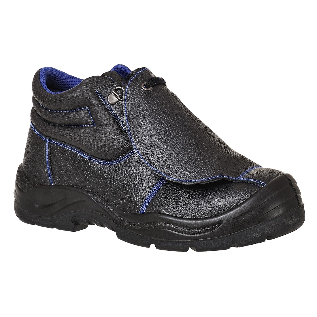Steelite Metatarsal batai S3 HRO M PORTWEST FW22. Spalva: juoda/mėlynos detalės, Dydis: 48 