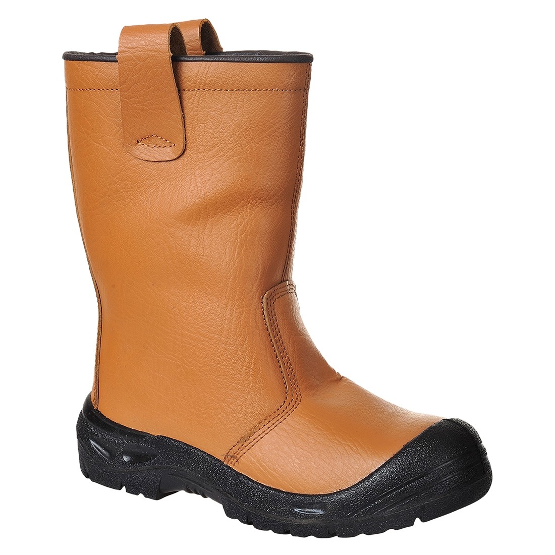 Steelite Rigger batai su aplieta apsaugine nosele S3 CI PORTWEST FW29. Spalva: šviesiai ruda, Dydis: 46 