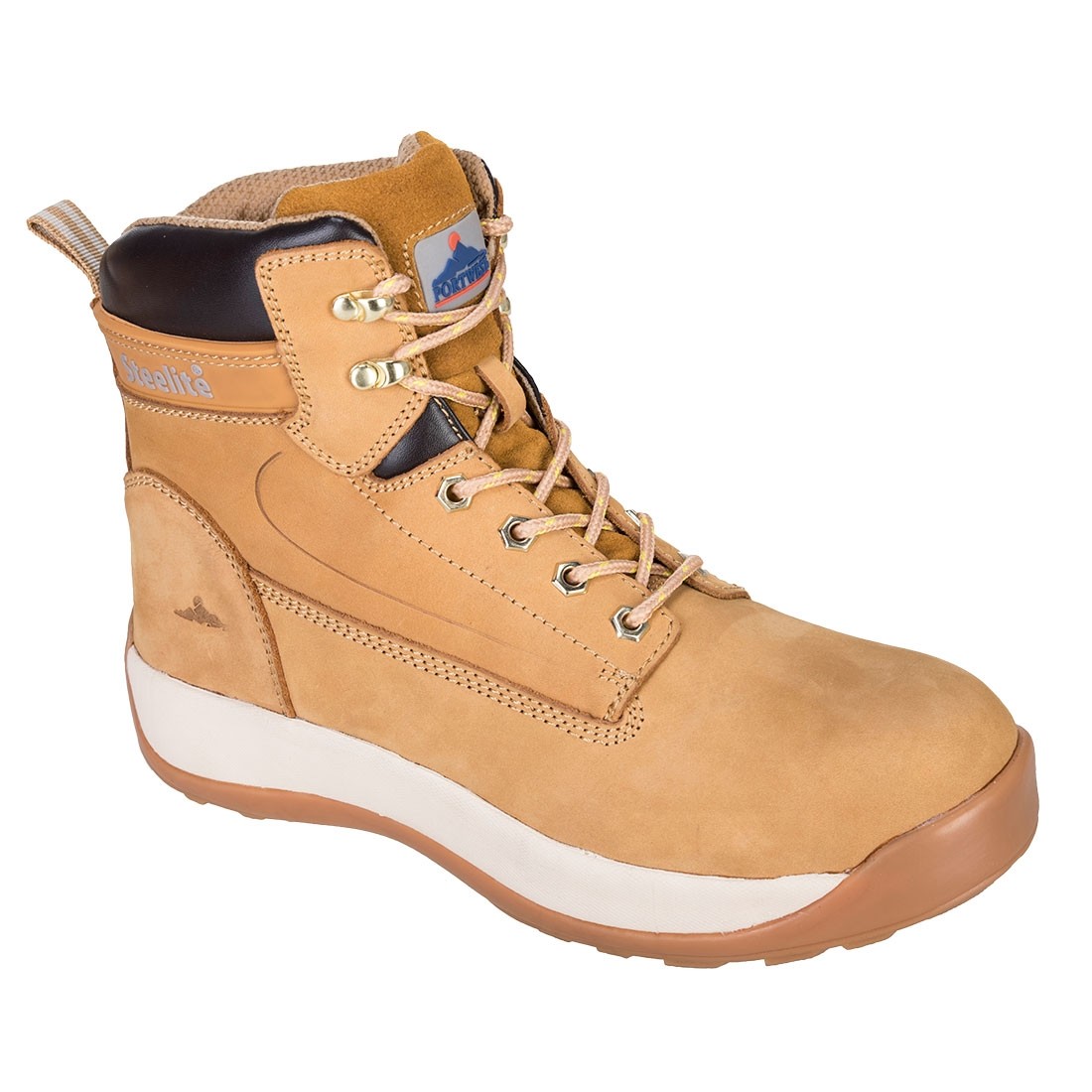 Steelite Constructo verstos odos batai S3 HRO PORTWEST FW32. Spalva: medaus, Dydis: 46 
