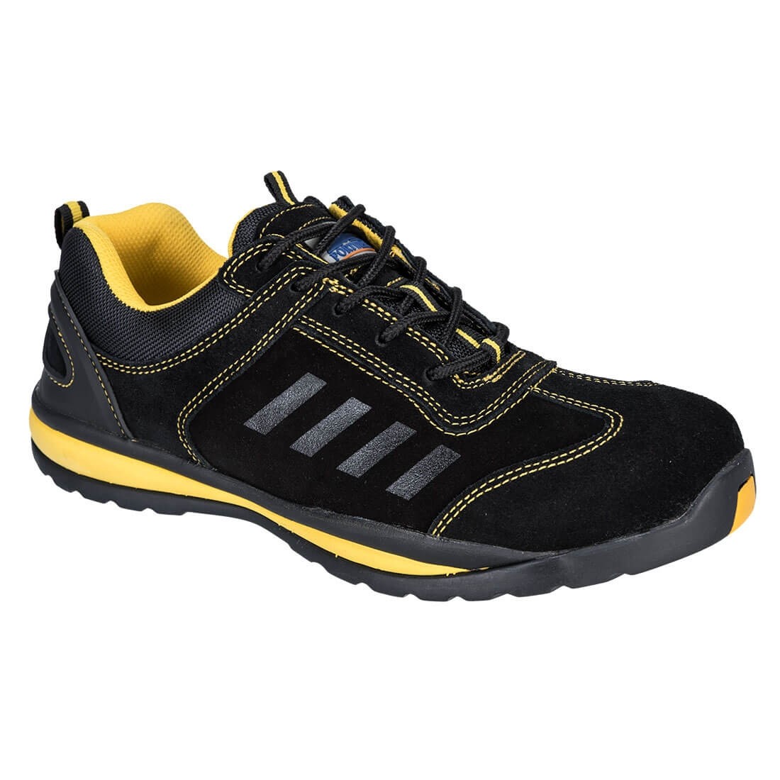 Steelite Lusum apsauginiai pusbačiai S1P HRO PORTWEST FW34. Spalva: juoda/geltona, Dydis: 45 