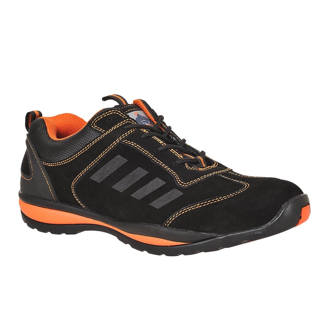 Steelite Lusum apsauginiai pusbačiai S1P HRO PORTWEST FW34. Spalva: juoda/oranžinė, Dydis: 40 