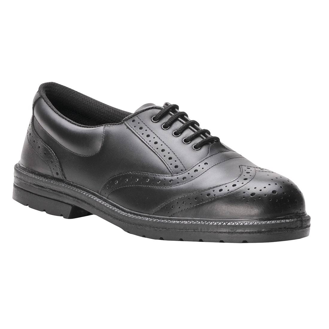 Steelite Executive Brogue pusbačiai S1P PORTWEST FW46. Spalva: juoda, Dydis: 47 