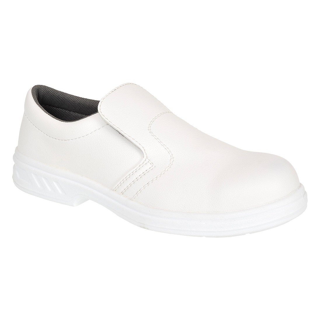 Slydimui atsparūs Slip On pusbačiai O2 PORTWEST FW58. Spalva: balta, Dydis: 48 