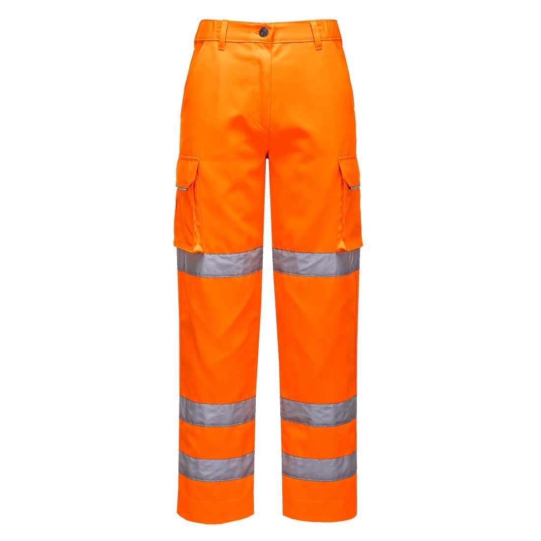 Moteriškos gero matomumo kelnės PORTWEST  LW71. Spalva: oranžinė, Dydis: XXL 
