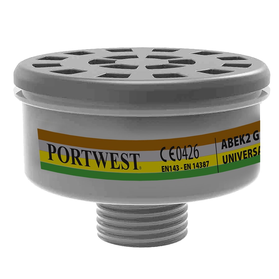 Dujų filtras PORTWEST P926. Spalva: juoda 